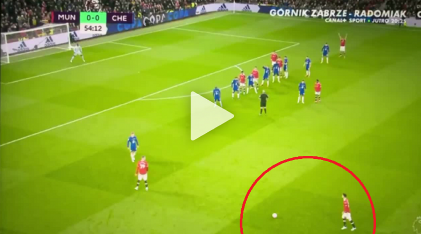 RZUT WOLNY w wykonaniu piłkarzy Manchesteru United xD [VIDEO]